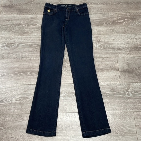 Second Yoga Jeans Mid Rise Straight Leg Dark Wash Stretch Denim 29 - Picture 7 of 16